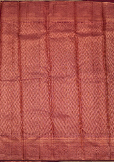 Light Grey Zariwork Pure Silk Saree-Koskii