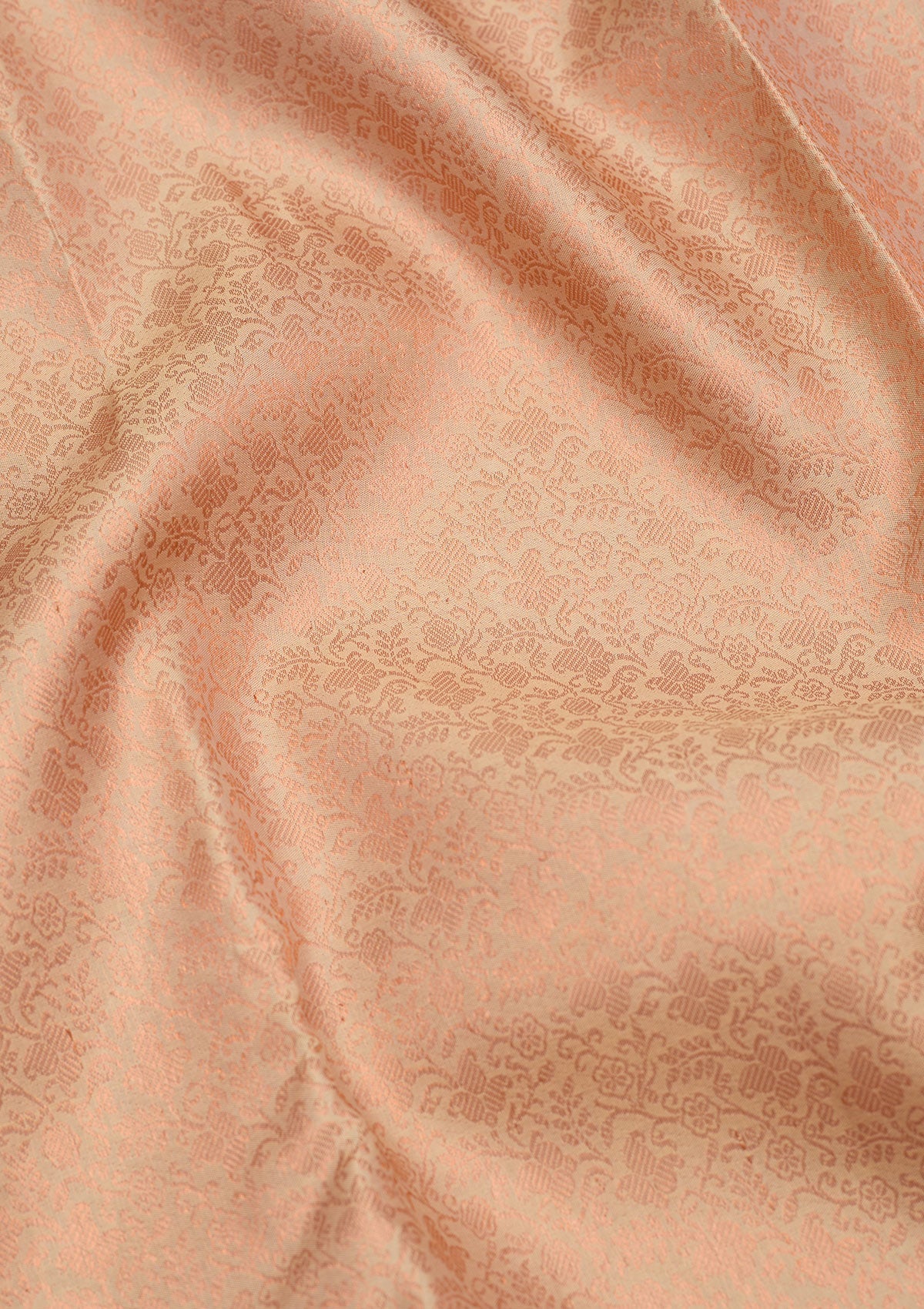 Beige Zariwork Pure Silk Saree-Koskii