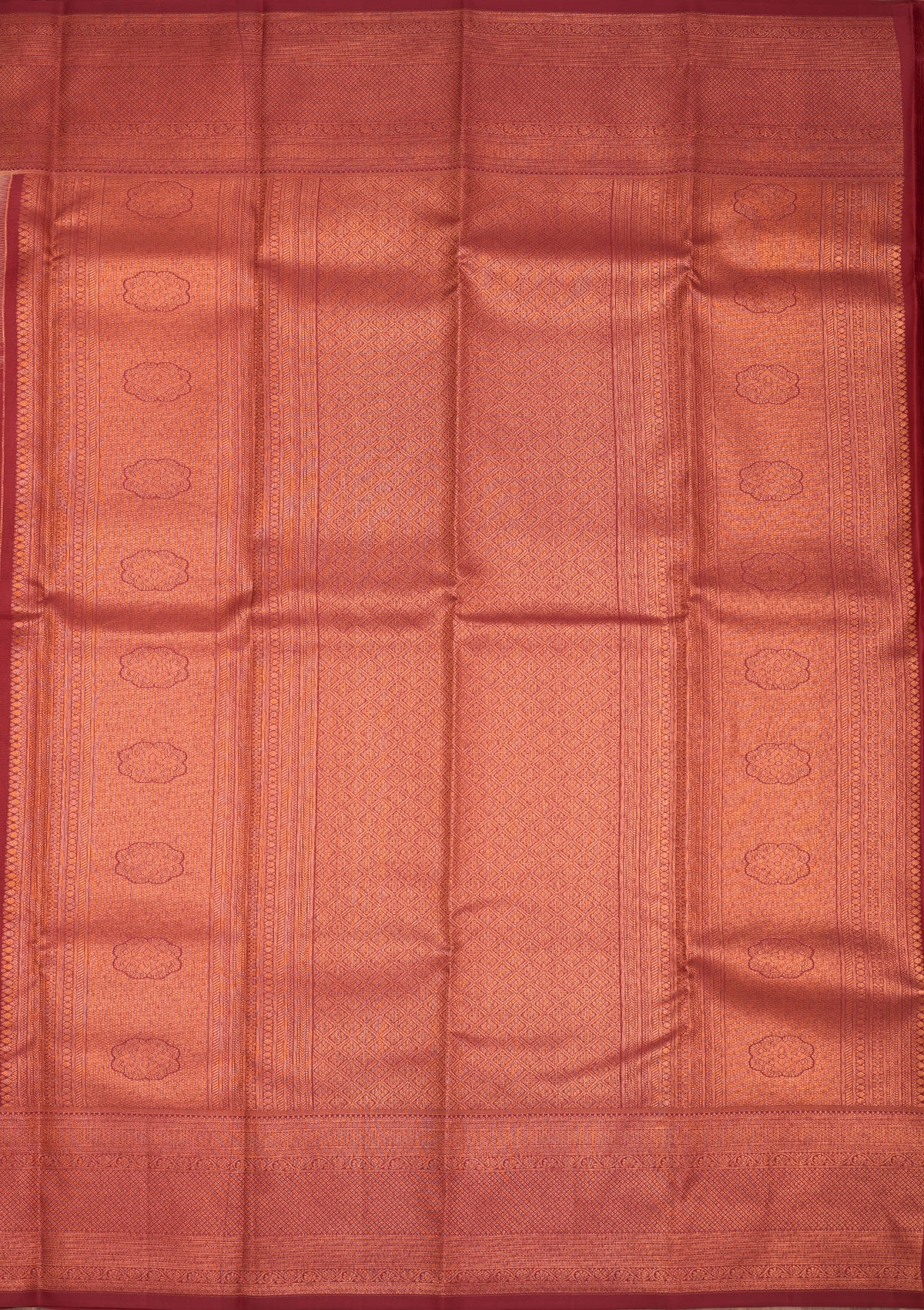 Beige Zariwork Pure Silk Saree-Koskii