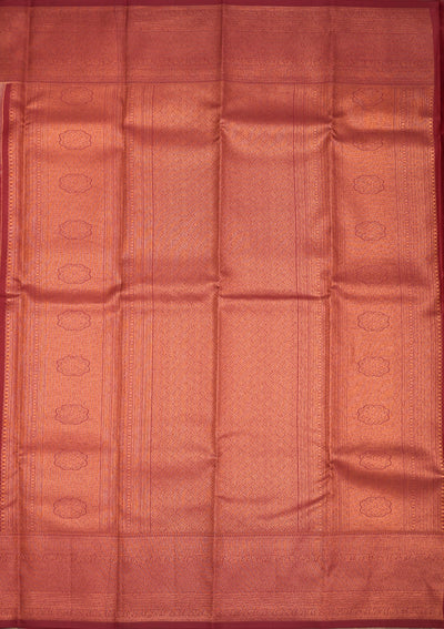 Beige Zariwork Pure Silk Saree-Koskii