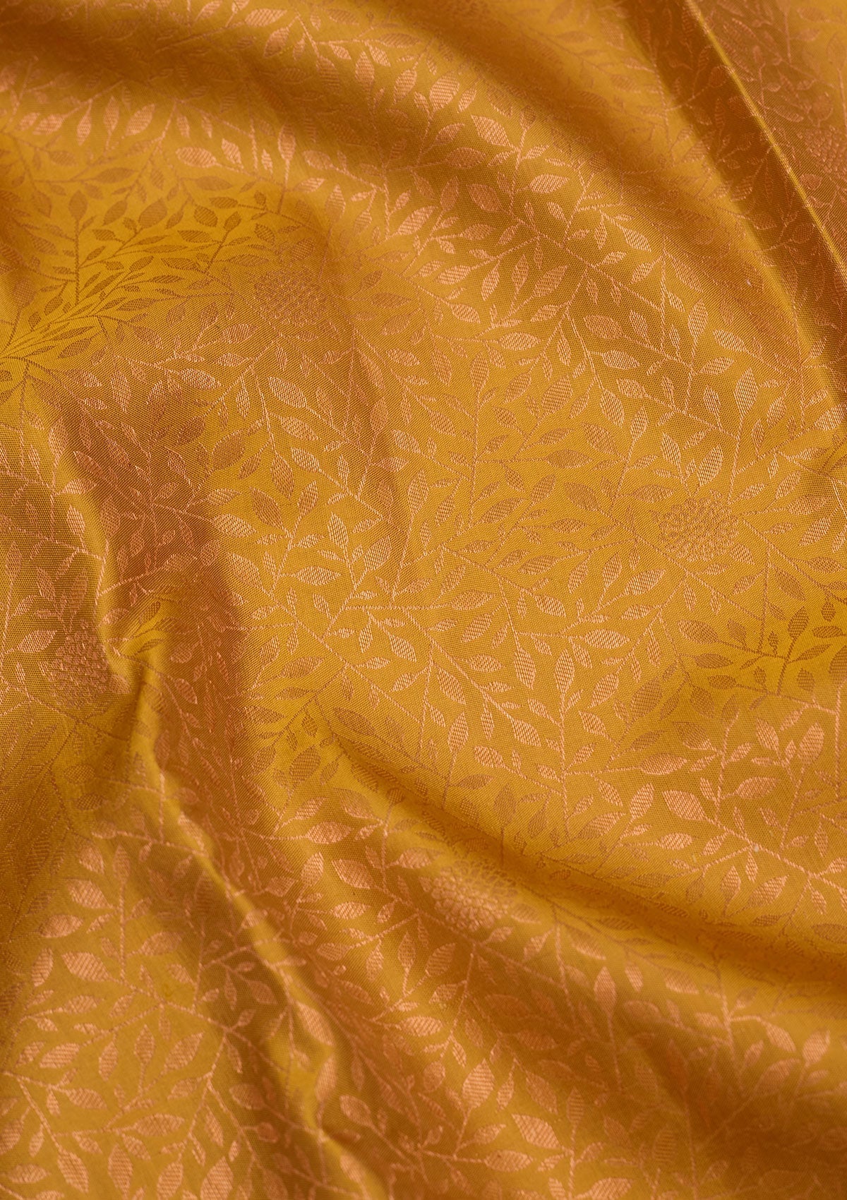 Yellow Zariwork Pure Silk Saree-Koskii