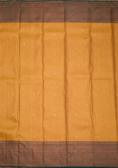 Yellow Zariwork Pure Silk Saree-Koskii