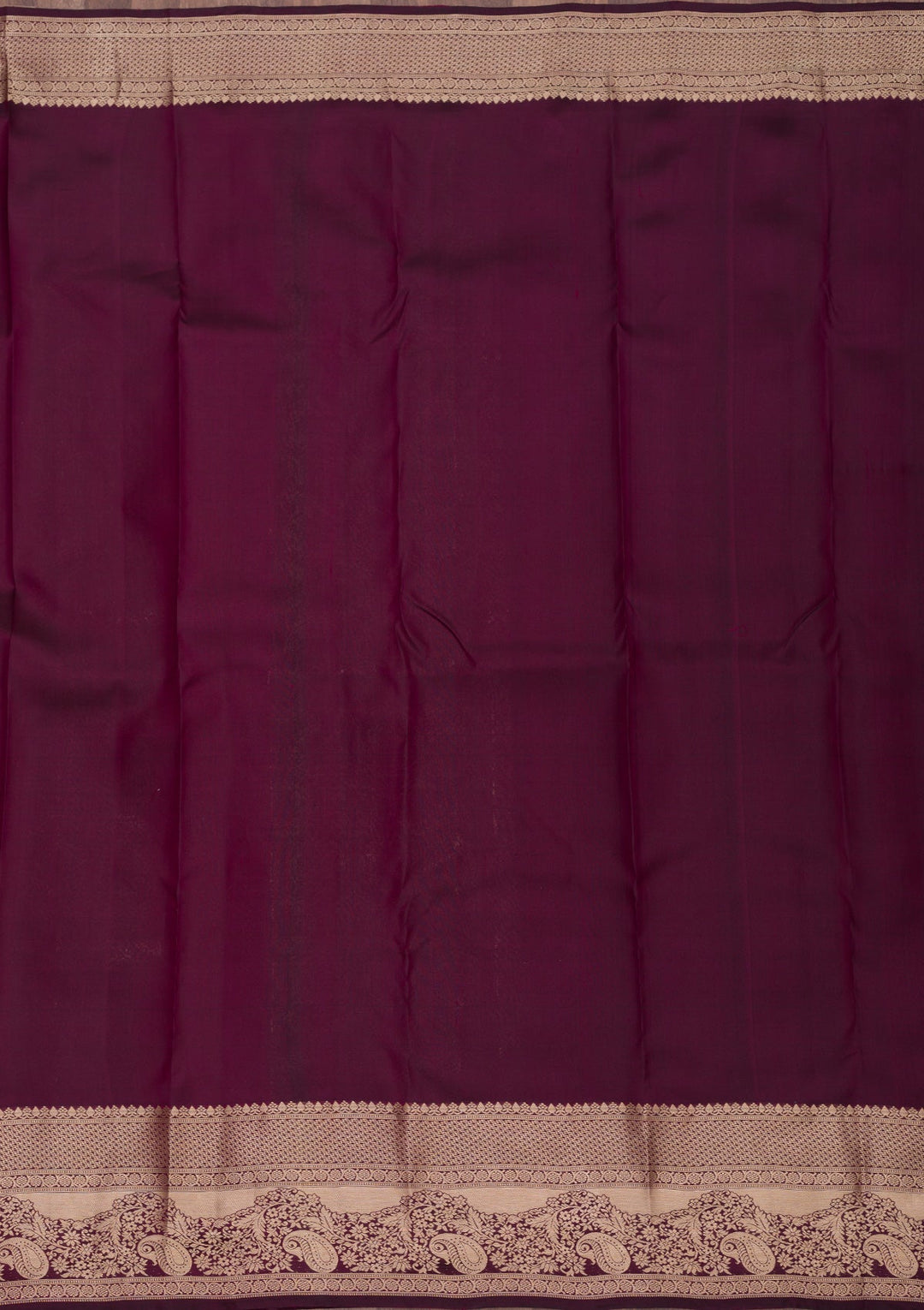 Brown Zariwork Pure Silk Saree-Koskii