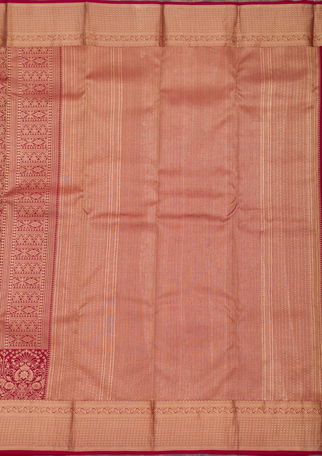 Maroon Zariwork Pure Silk Saree-Koskii