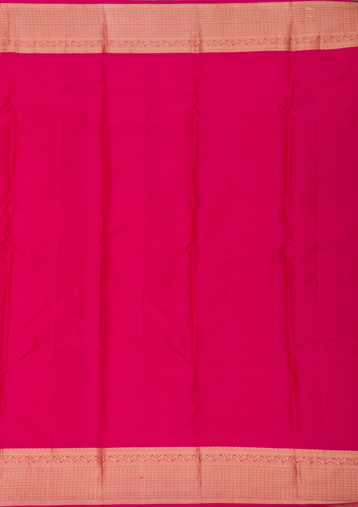 Rani Pink Zariwork Pure Silk Saree-Koskii