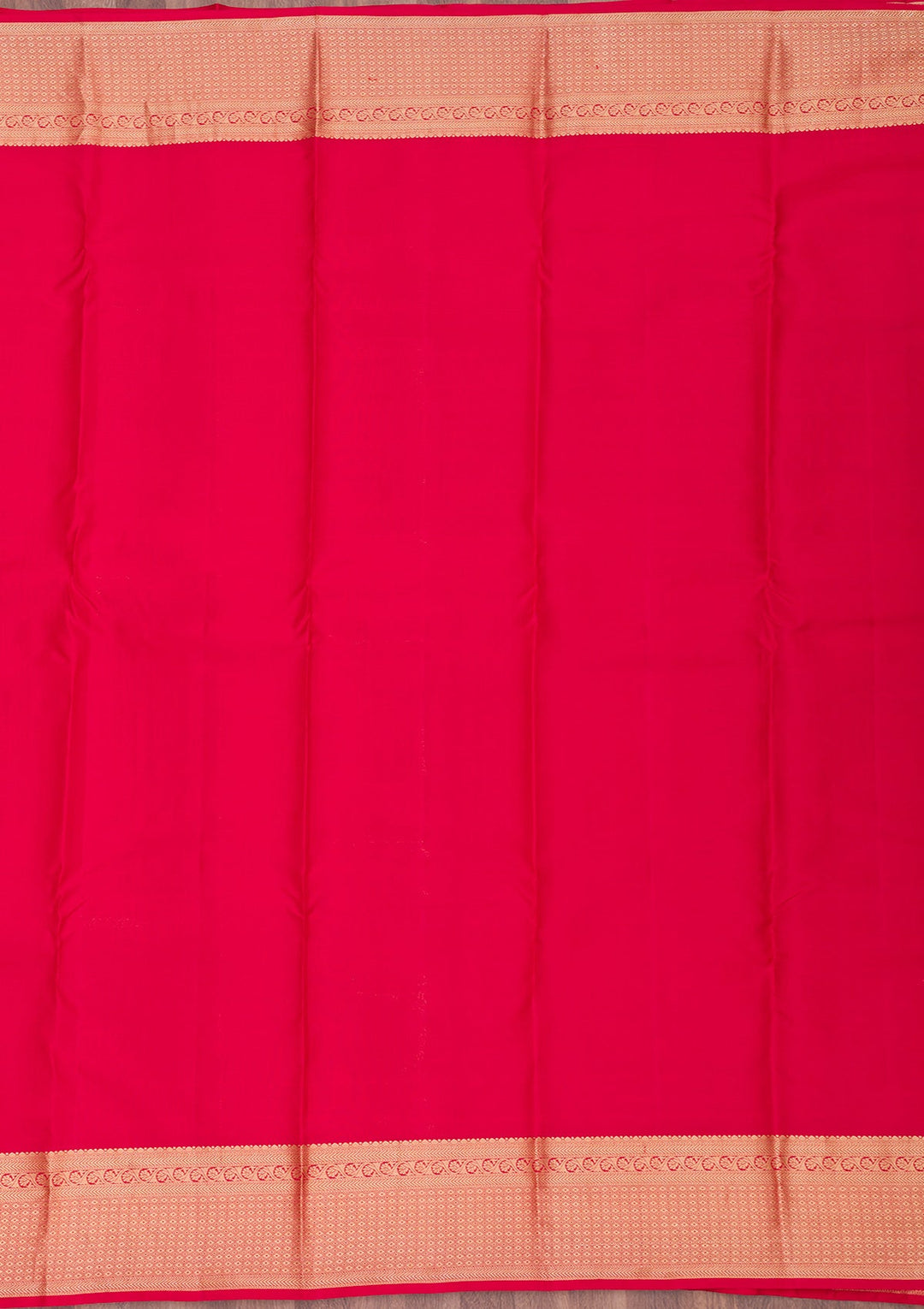Red Zariwork Pure Silk Saree-Koskii