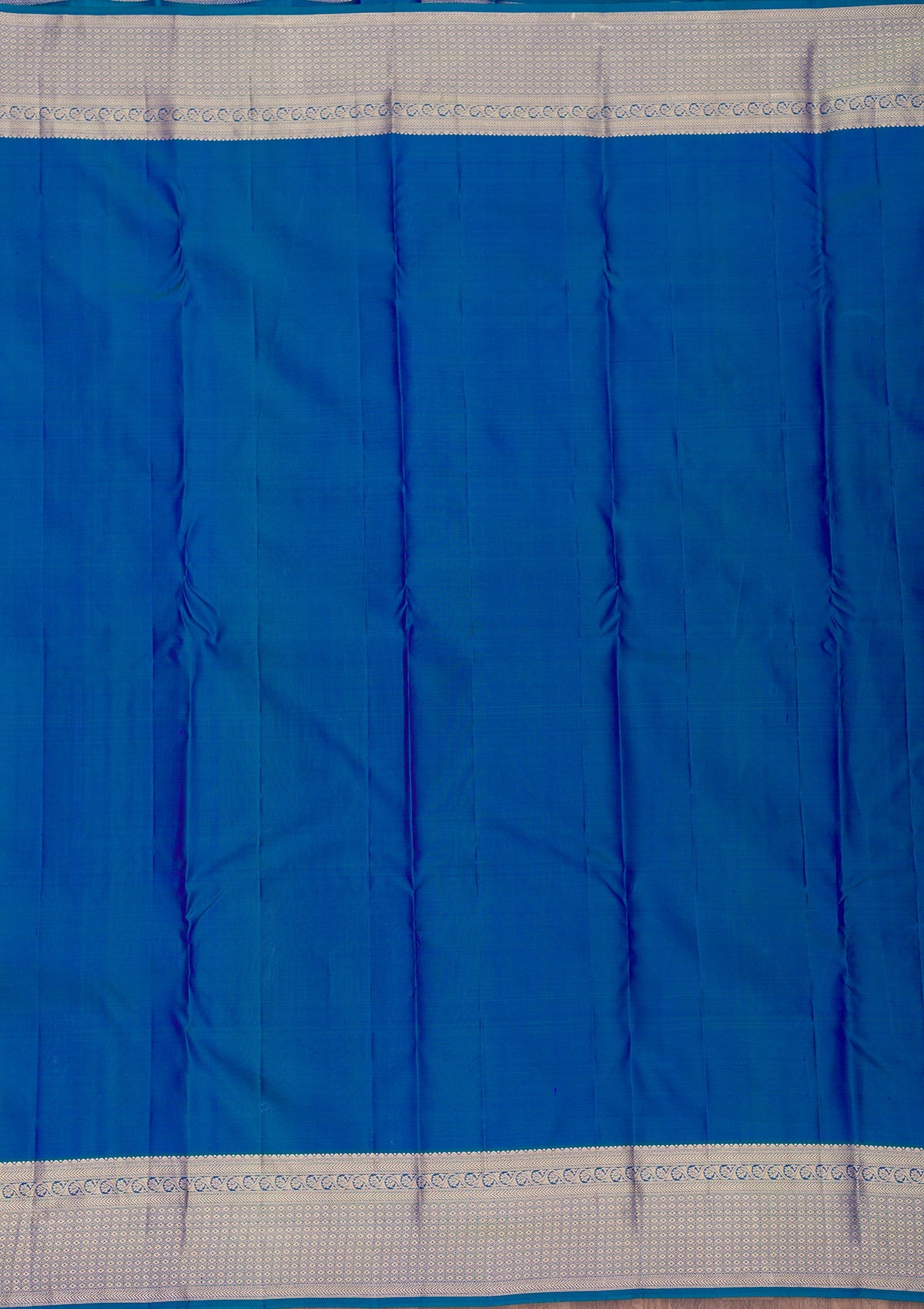 Royal Blue Zariwork Pure Silk Saree-Koskii