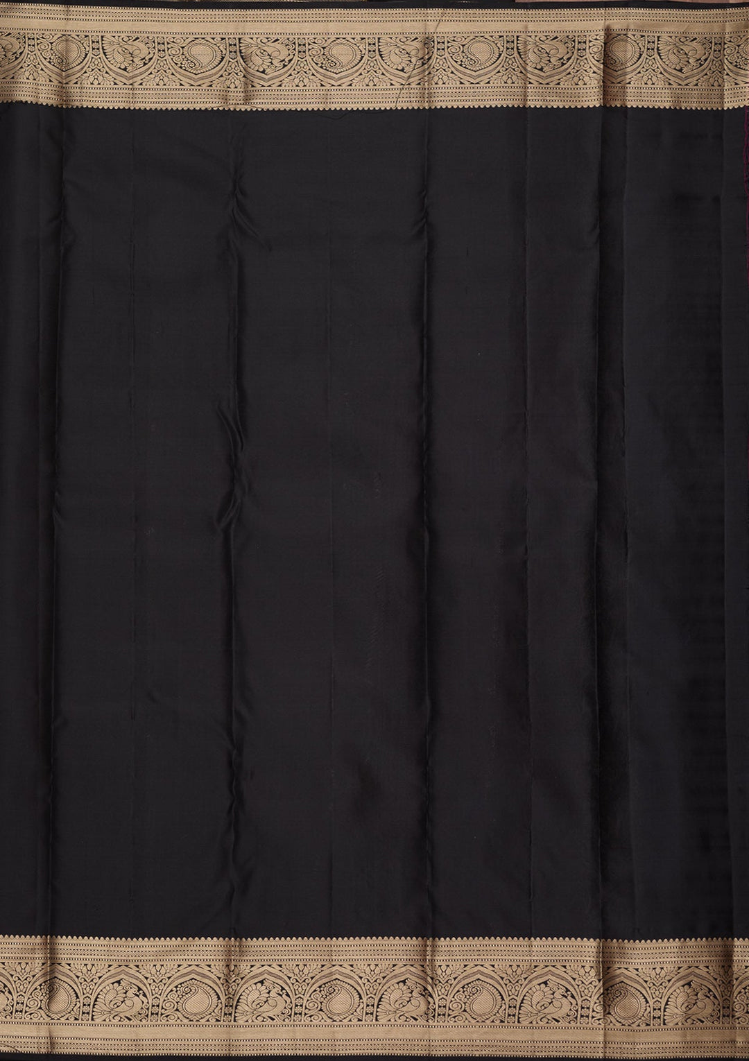 Black Zariwork (Silver) Silk Silk_Saree