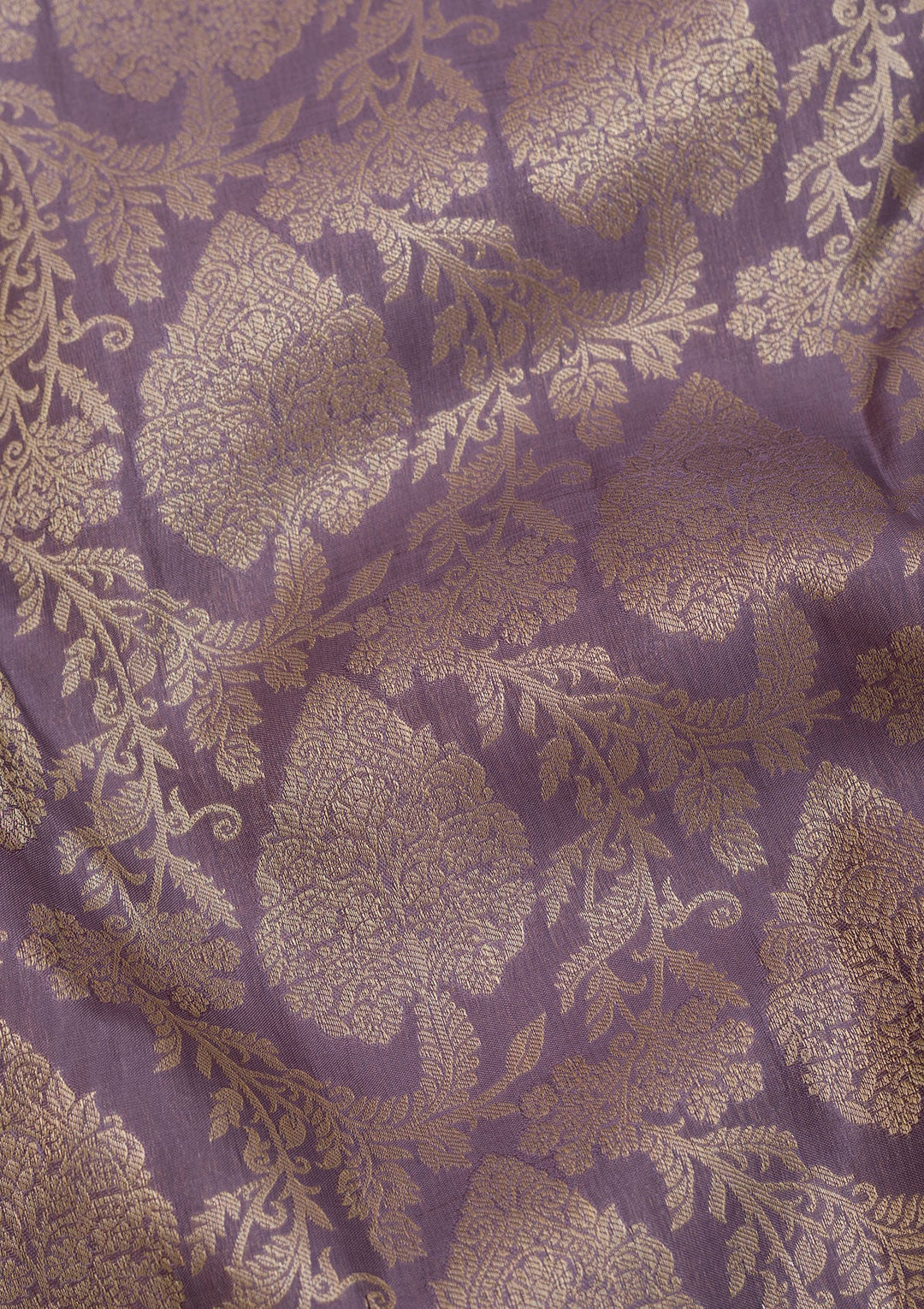 Grey Zariwork Pure Silk Saree-Koskii