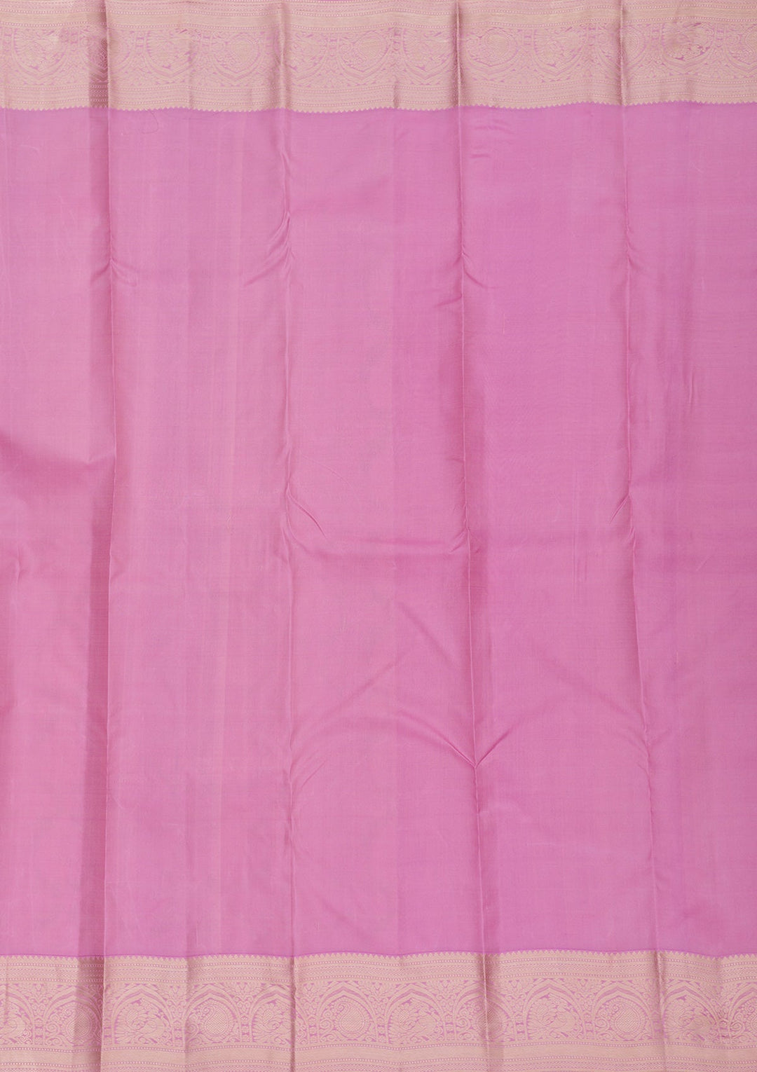 Onion Pink Zariwork Pure Silk Saree-Koskii