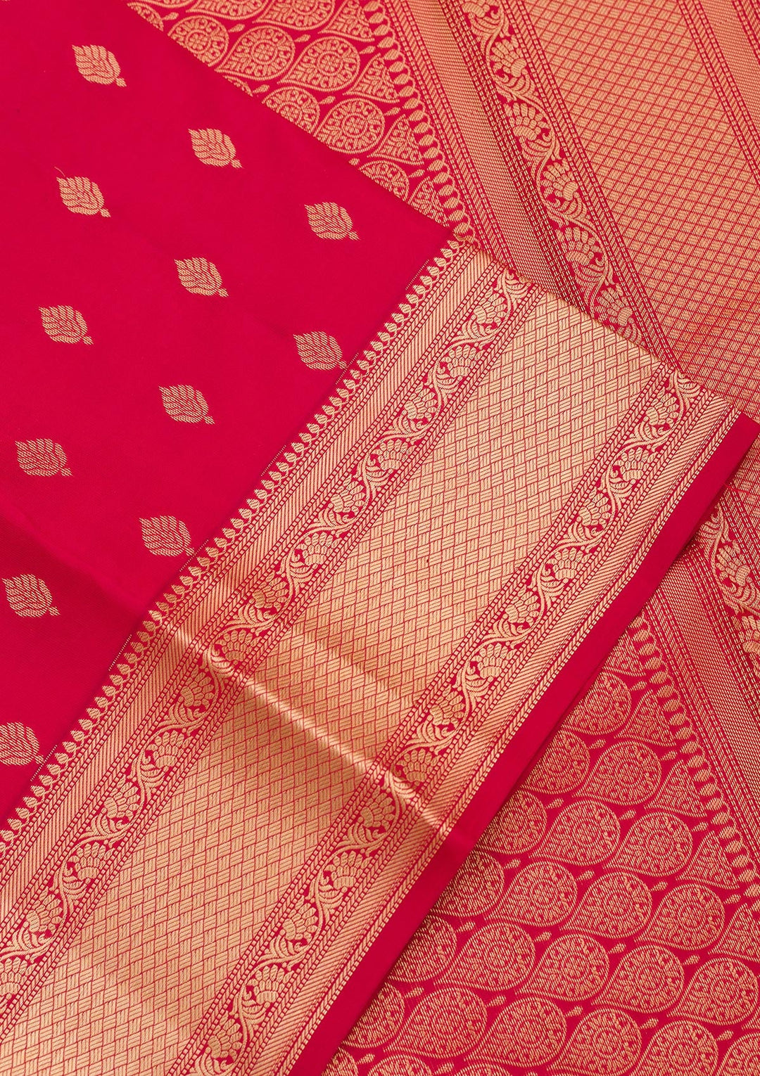 Maroon Zariwork Pure Silk Saree-Koskii