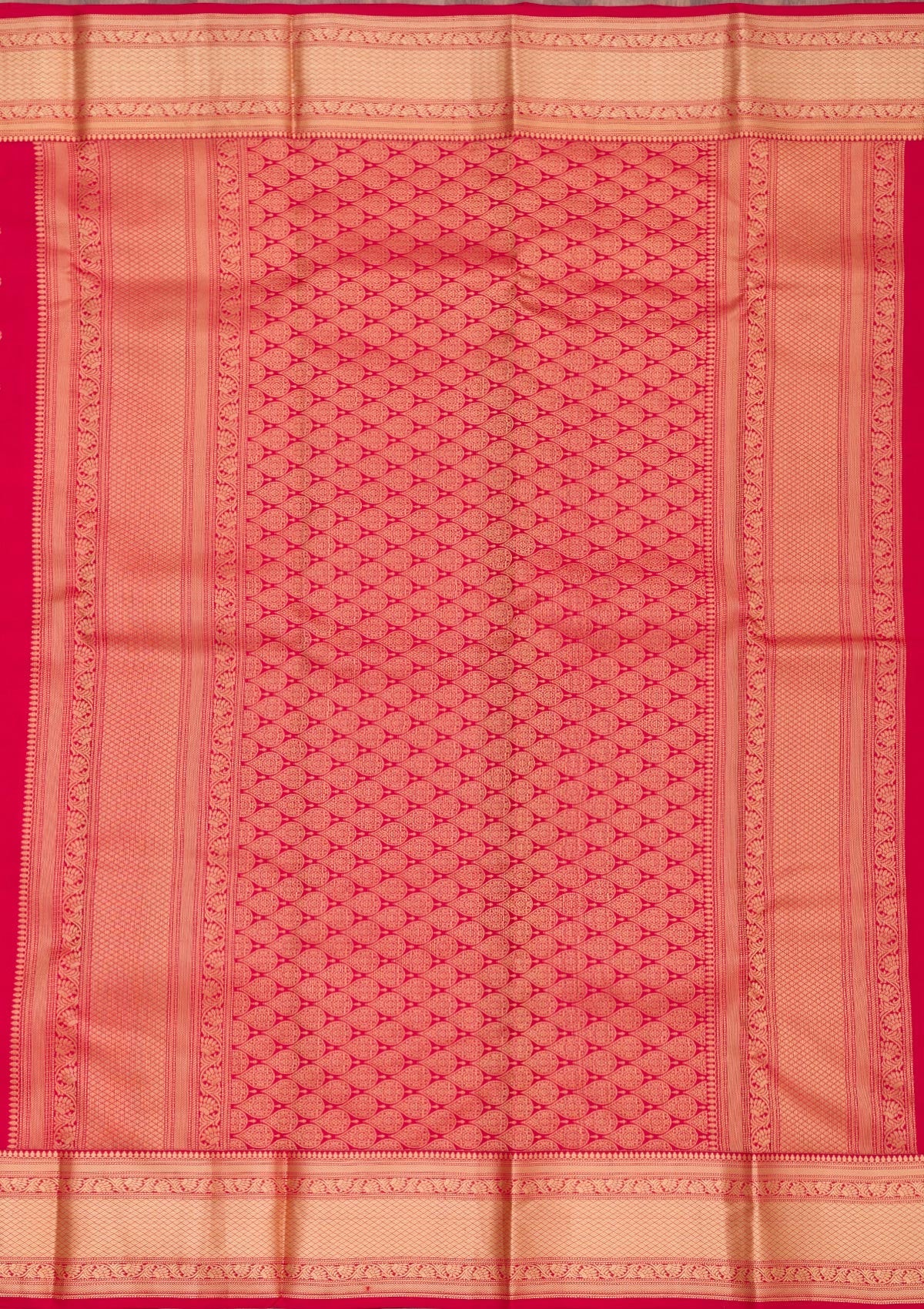 Maroon Zariwork Pure Silk Saree-Koskii
