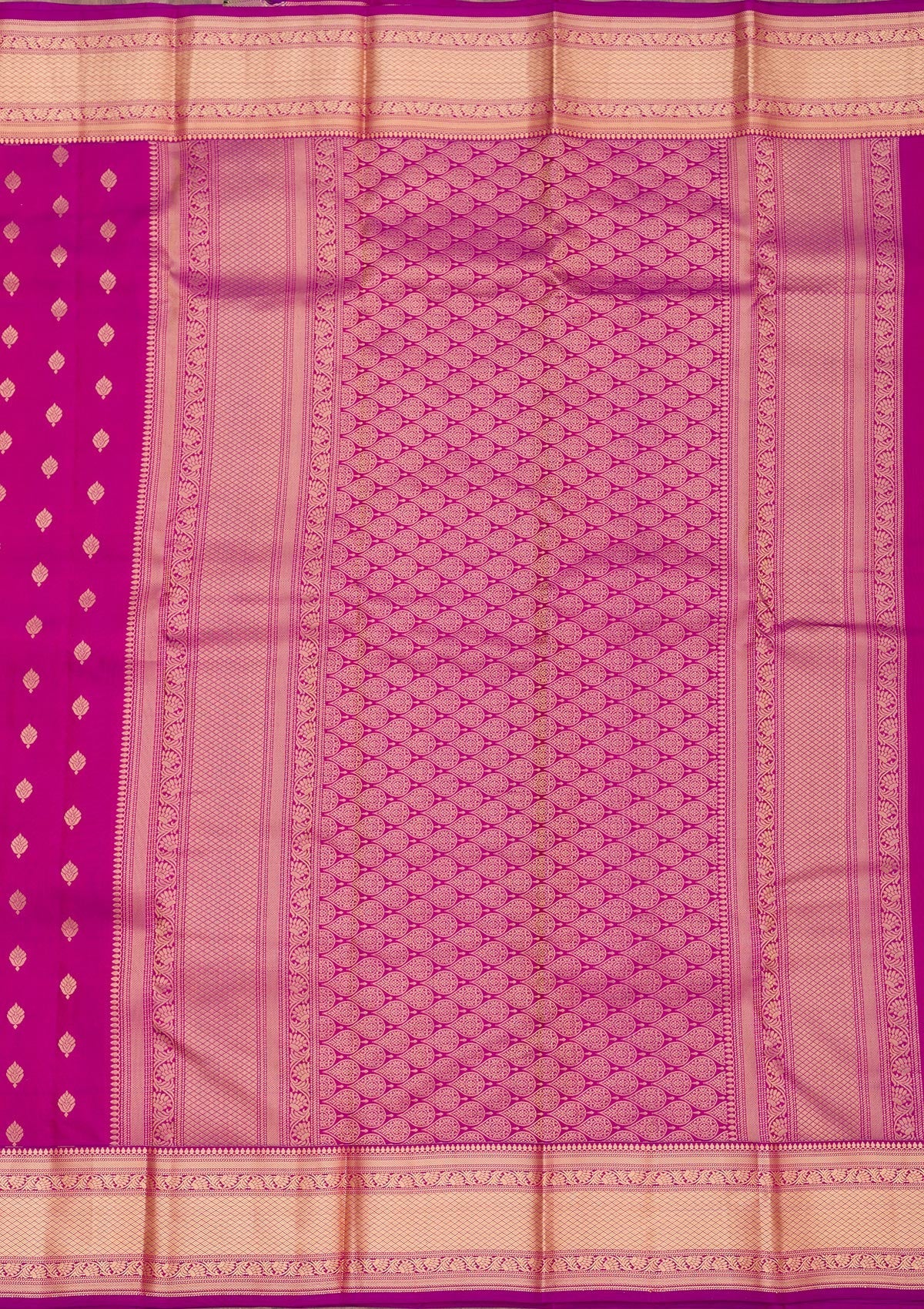 Purple Zariwork Pure Silk Saree-Koskii
