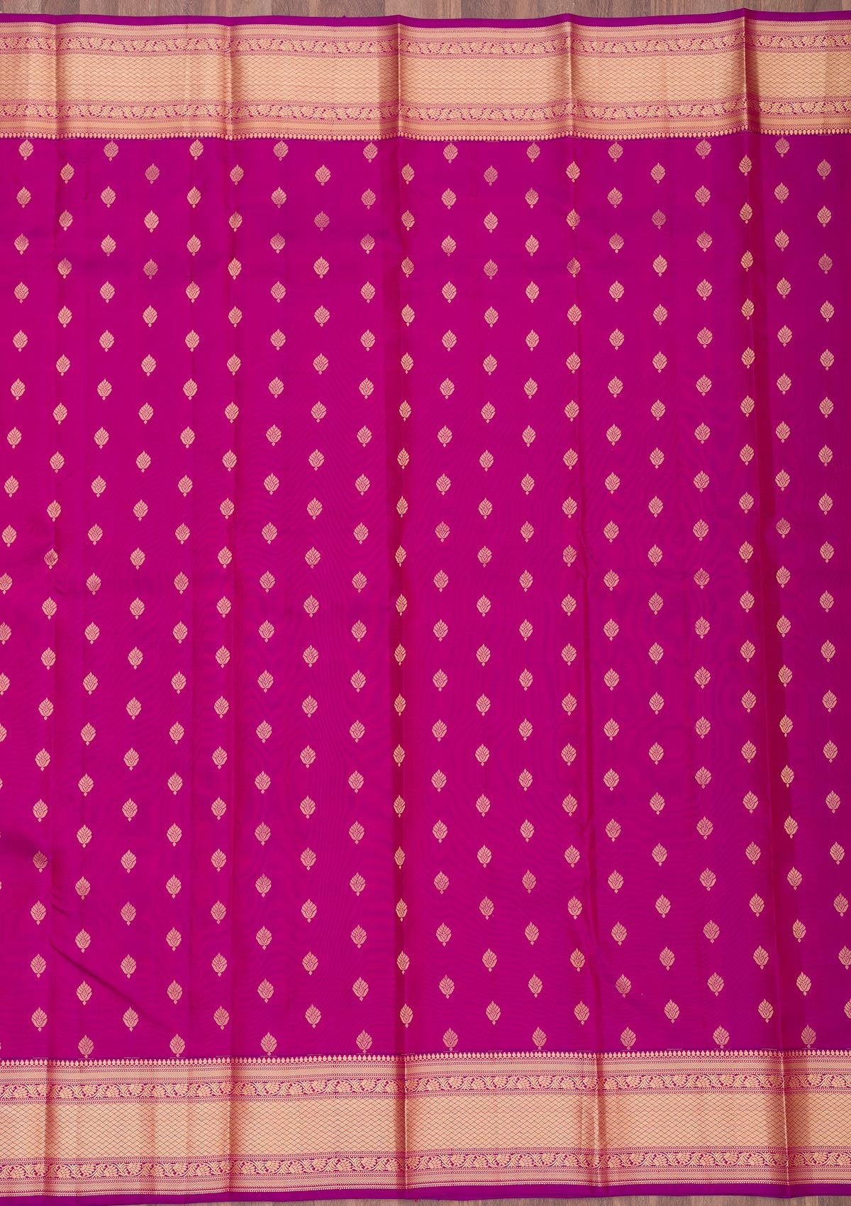 Purple Zariwork Pure Silk Saree-Koskii