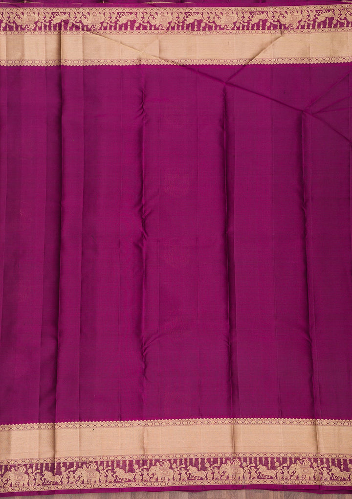 Black Zariwork Pure Silk Saree-Koskii