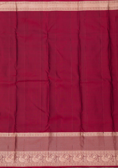 Royal Blue Zariwork Pure Silk Saree-Koskii