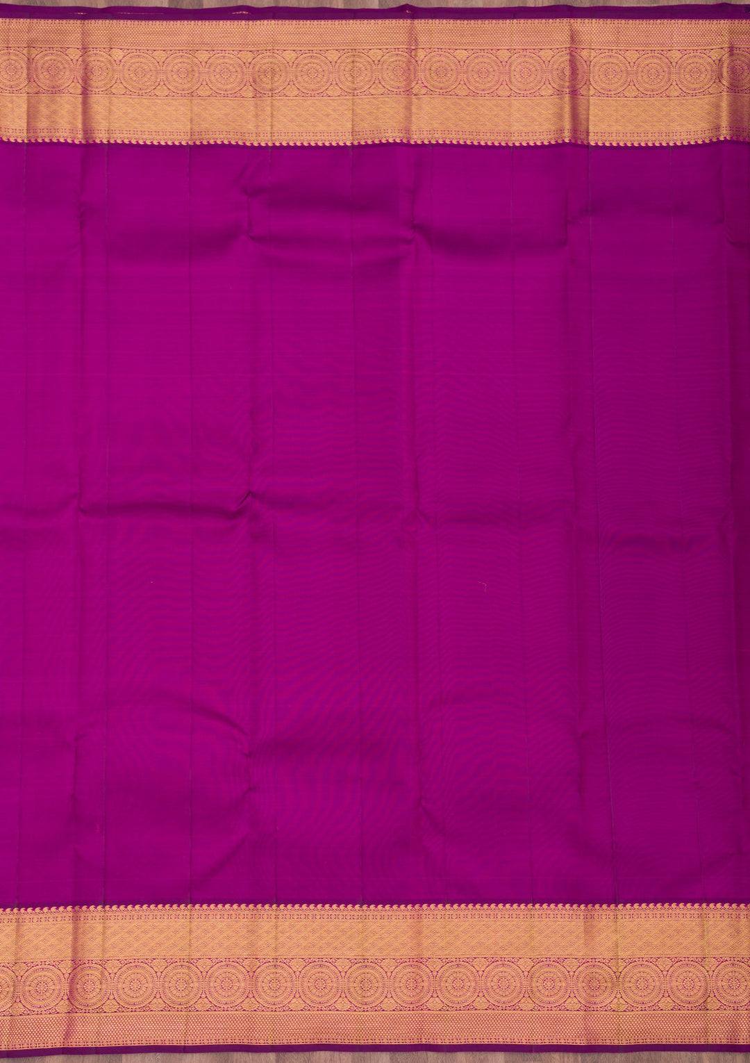 Rani Pink Zariwork Pure Silk Saree-Koskii