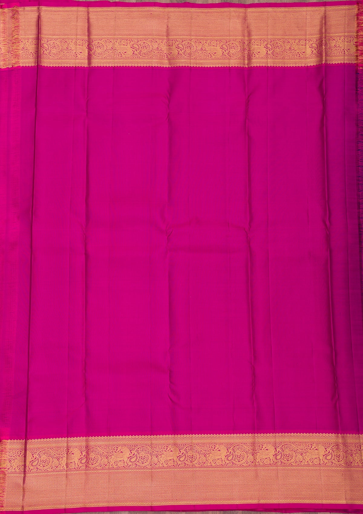 Royal Blue Zariwork Pure Silk Saree-Koskii