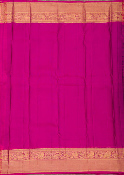 Royal Blue Zariwork Pure Silk Saree-Koskii