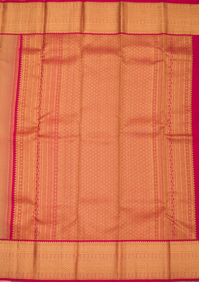 Gold Zariwork Pure Silk Saree-Koskii