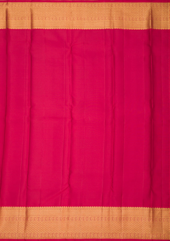 Gold Zariwork Pure Silk Saree-Koskii