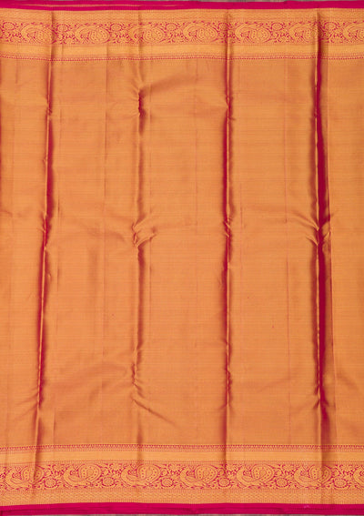Gold Zariwork Pure Silk Saree-Koskii