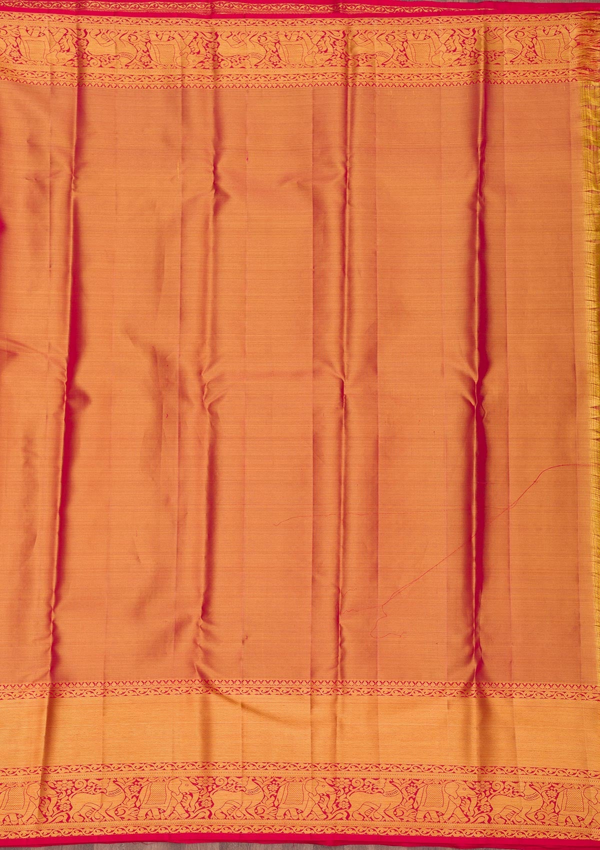 Gold Zariwork Pure Silk Saree-Koskii