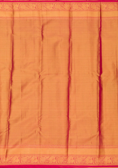 Gold Zariwork Pure Silk Saree-Koskii