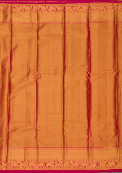 Gold Zariwork Pure Silk Saree-Koskii