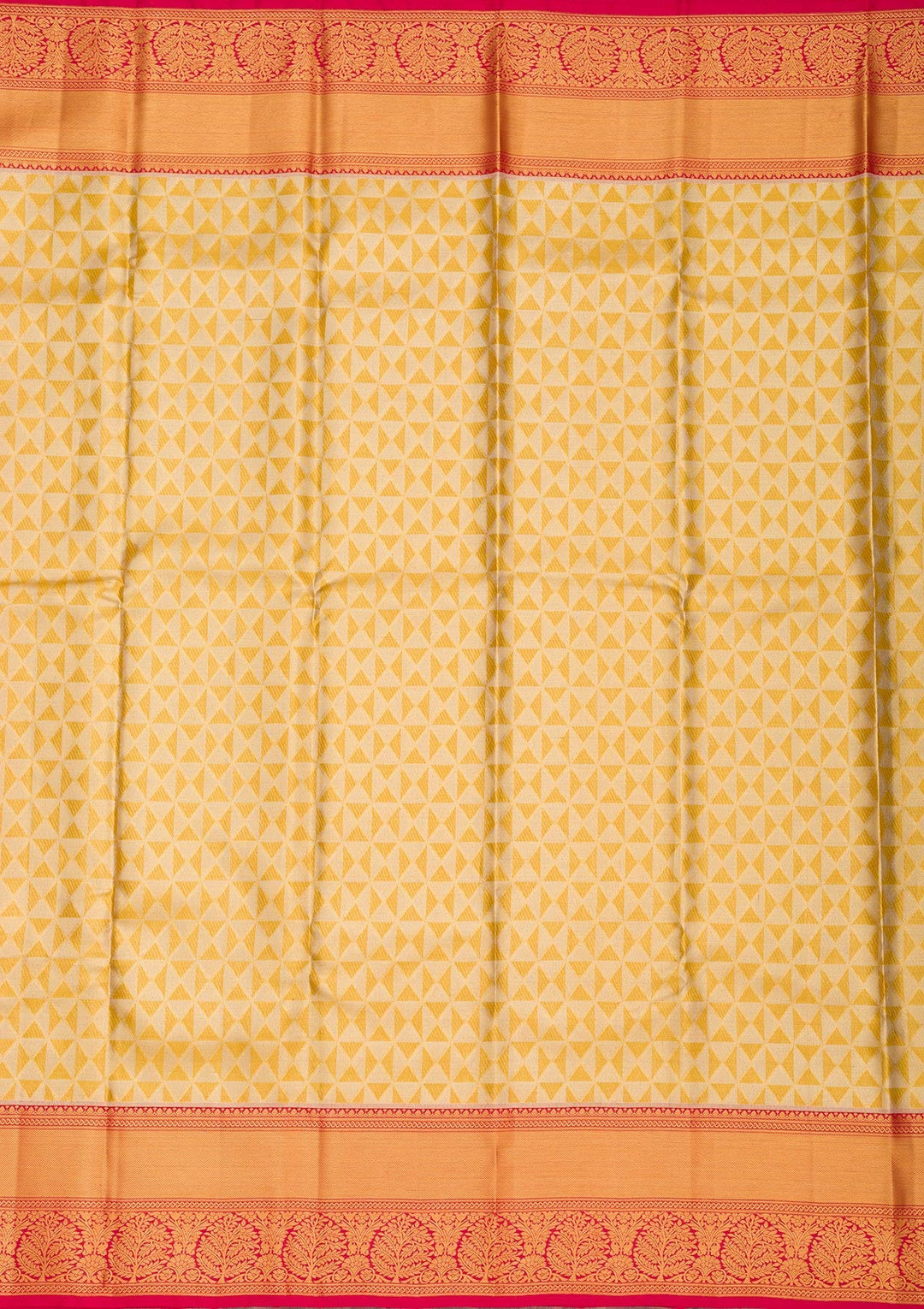 Gold Zariwork Pure Silk Saree-Koskii