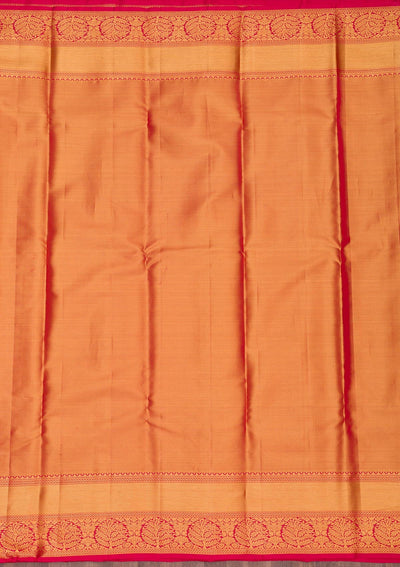 Gold Zariwork Pure Silk Saree-Koskii