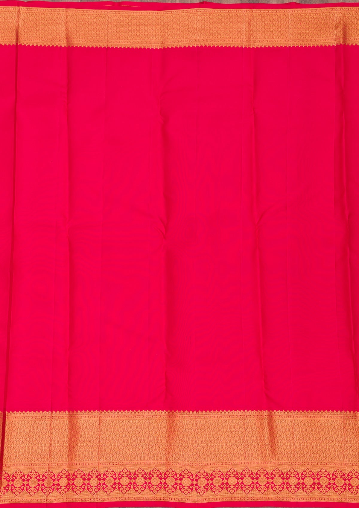 Red Zariwork Pure Silk Saree-Koskii