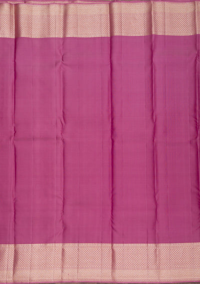 Onion Pink Zariwork Pure Silk Saree-Koskii