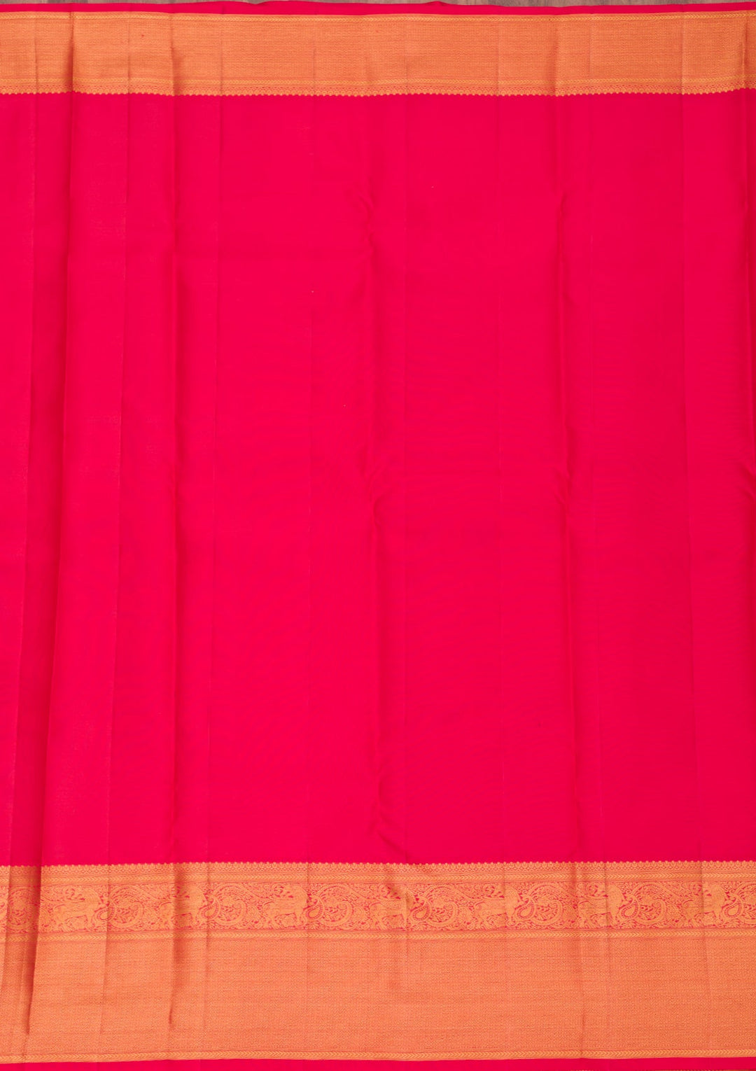 Red Zariwork Pure Silk Saree-Koskii