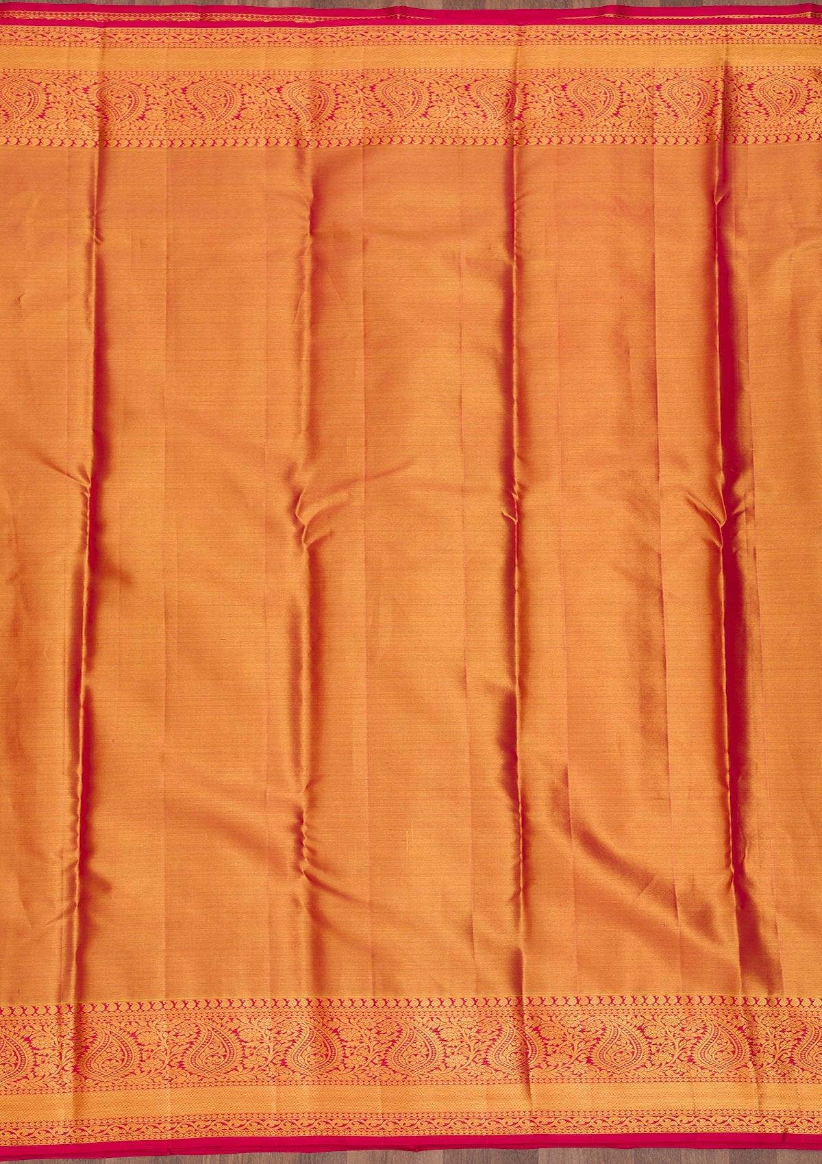 Gold Zariwork Pure Silk Saree-Koskii