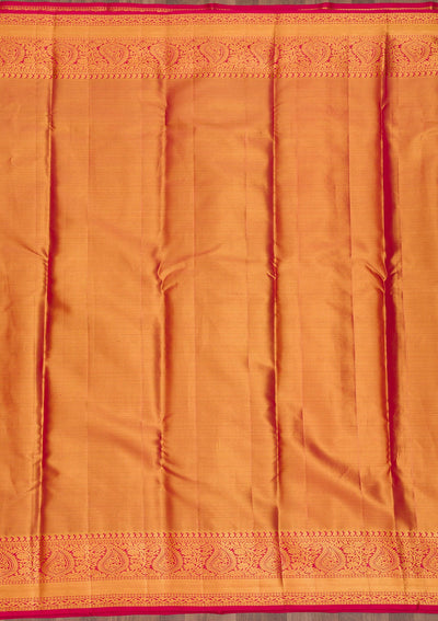 Gold Zariwork Pure Silk Saree-Koskii
