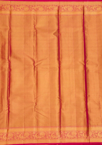 Gold Zariwork Pure Silk Saree-Koskii