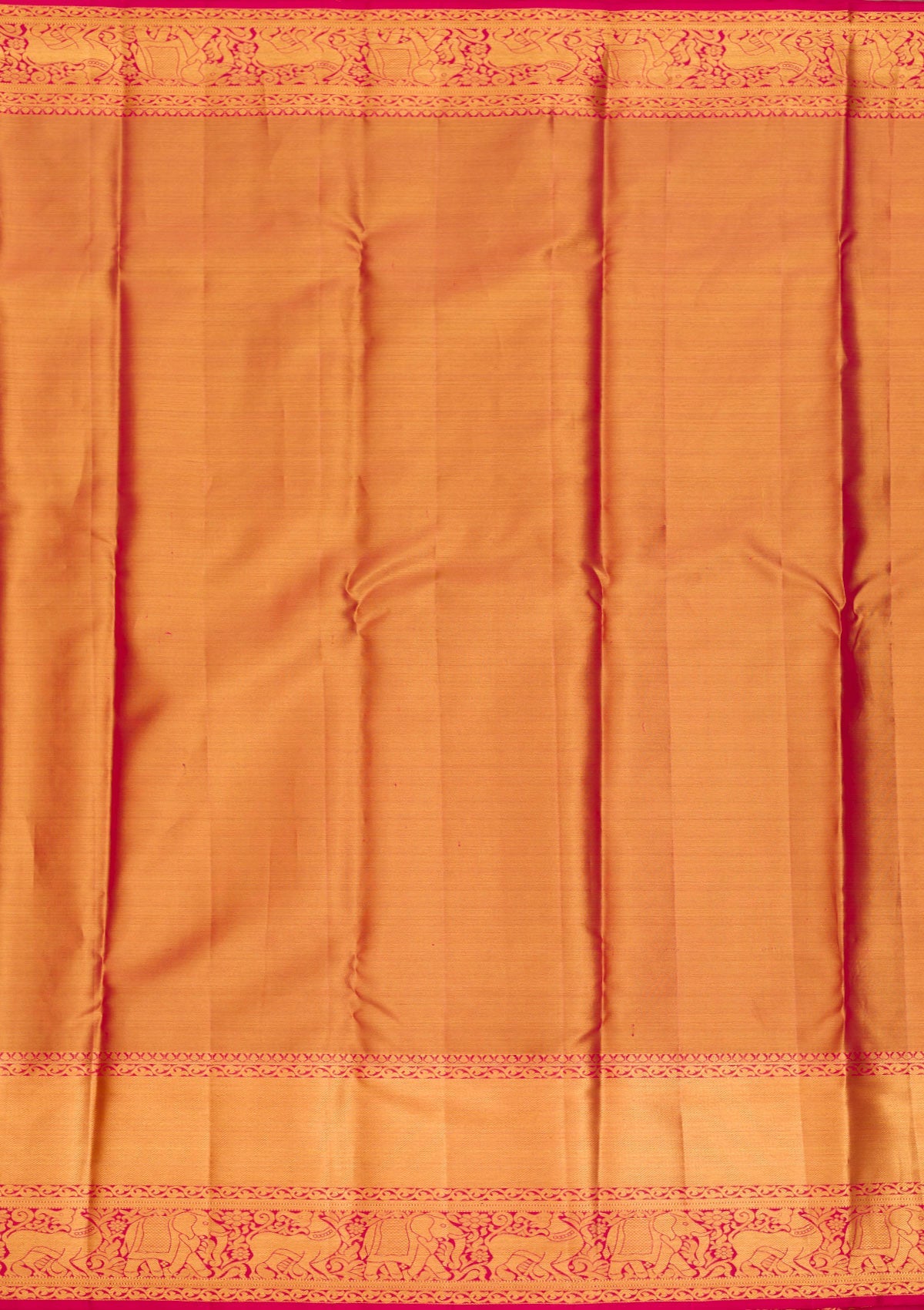 Gold Zariwork Pure Silk Saree-Koskii