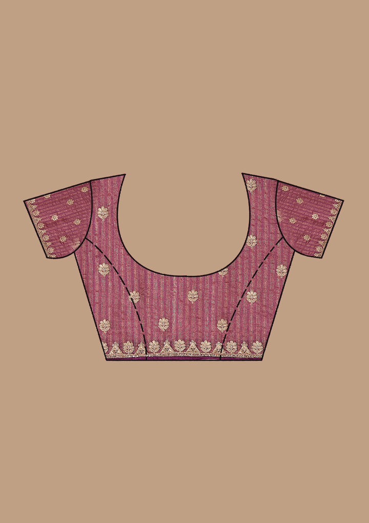 Purple Gotapatti Chiffon Saree-koskii
