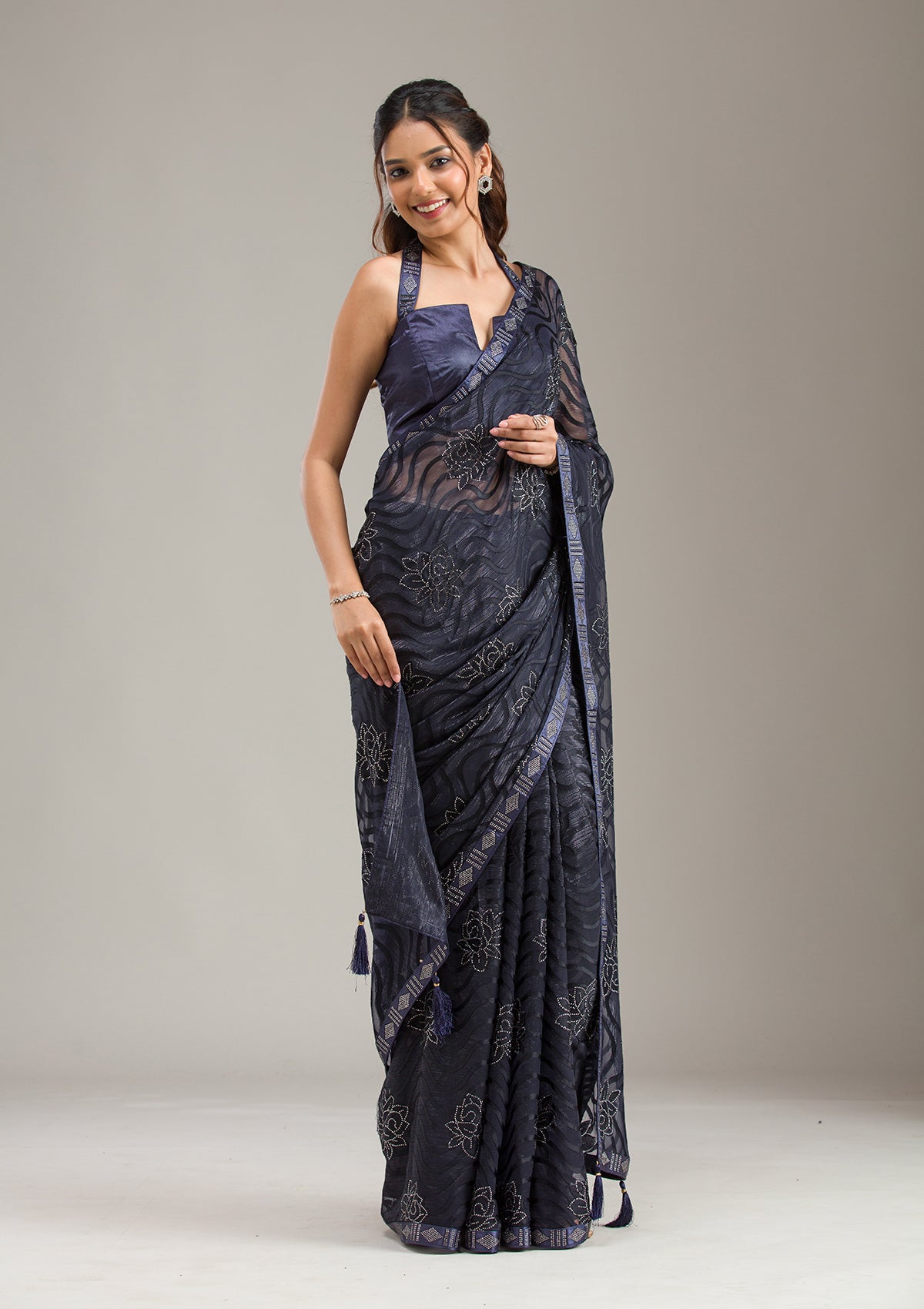 Maroon Threadwork Dola Silk Unstitched Salwar Suit-koskii