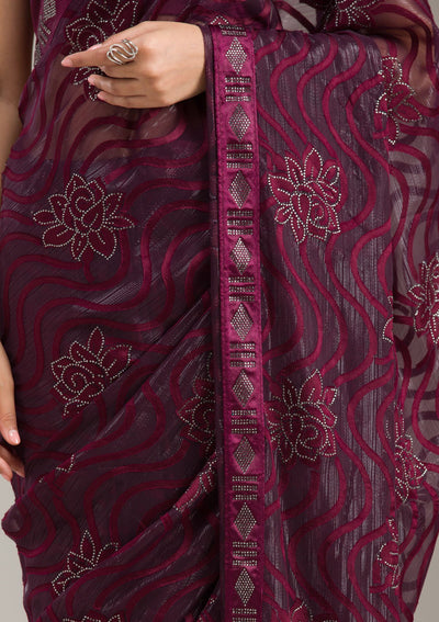 Grey Zariwork (Gold) Banarasi Unstitched Salwar Suit-koskii