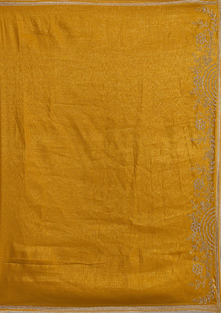 Purple Zariwork (Gold) Organza Readymade Salwar Suit-koskii
