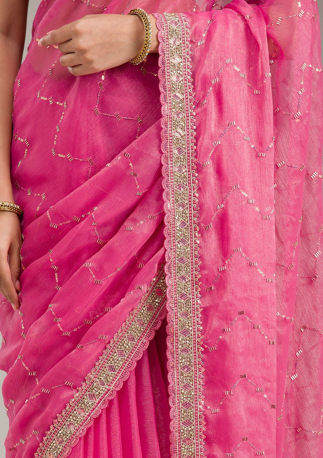 Black Zariwork (Gold) Banarasi Unstitched Salwar Suit-koskii