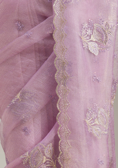 Copper Zariwork (Gold) Tissue Readymade Salwar Suit-koskii
