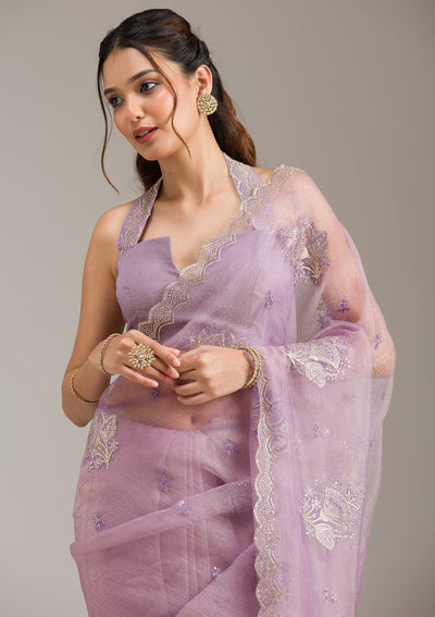 Copper Zariwork (Gold) Tissue Readymade Salwar Suit-koskii