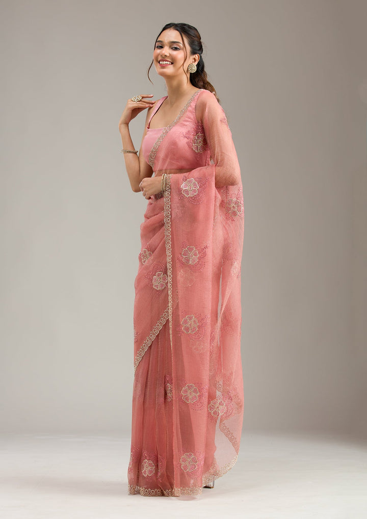Purple Mirrorwork Soft Raw Silk Readymade Lehenga-koskii