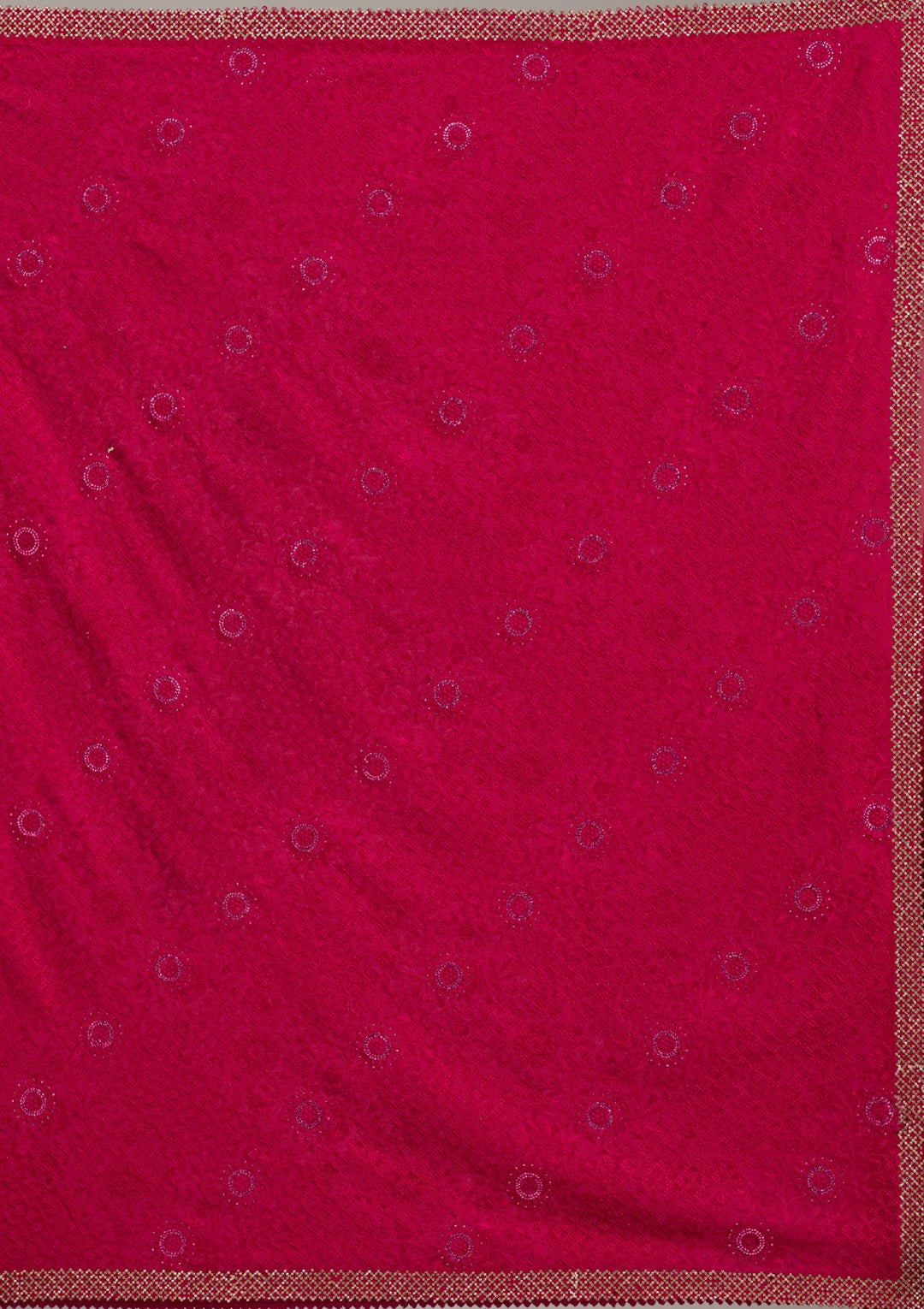 Multi Threadwork Linen Unstitched Salwar Suit-koskii