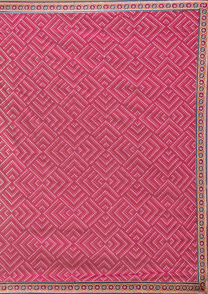 Wine Printed Soft Raw Silk Saree-koskii