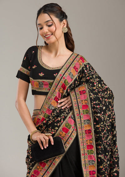 Magenta Pink Sequins Soft Raw Silk Readymade Salwar Suit-koskii