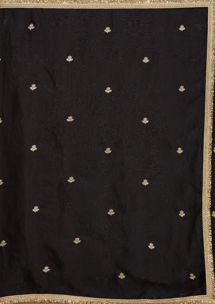Copper Zariwork (Gold) Tissue Readymade Salwar Suit-koskii